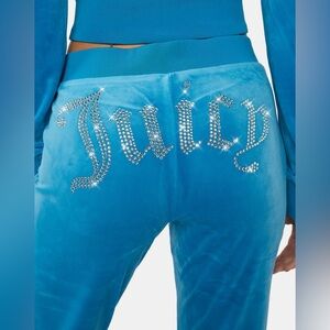 Juicy Couture Turquoise Teal Velour Lounge Pants- NWOT- XS